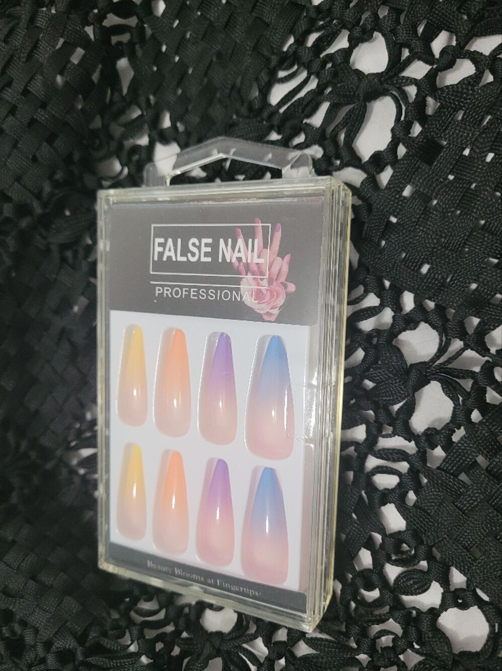 & Other Stories Ombre Press-On Nails in Pink, Purple, Orange, Blue